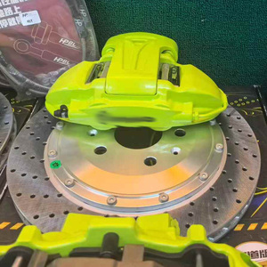 Nouvelle modification pour étriers <span class=keywords><strong>Brembo</strong></span> 6 pistons avant, 4 pistons arrière, en alliage d'aluminium forgé, disques en acier ventilés pour Tengshi - Product Image 4