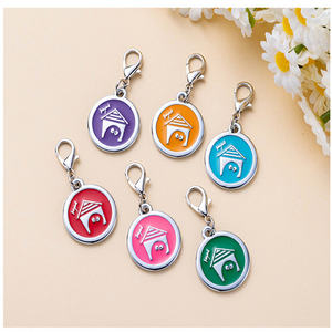 הסיטונאי חם סגסוגת הדפסה פן מותאם כלב תג תליון כלב צווארון קסם - Product Image 4