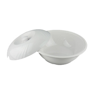 Zona en el Oriente Medio nuevo tipo 100% de melamina de 9/10 pulgadas blanco tazón de sopa con tapa - Product Image 2