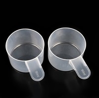 Cuillères doseuses en plastique à manche court de 90 ml 45 g pour céréales, grains, fourrage, protéines, lait en poudre, détergent, compléments alimentaires, grandes cuillères