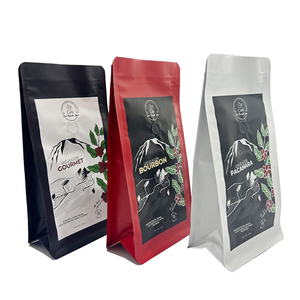 1KG Dark Red Custom Printed <strong>Costa</strong> <strong>Coffee</strong> Bean <strong>Bags</strong> Affordable Direct Packaging Factory Ziplock Valve Flat Bottom <strong>Coffee</strong> <strong>Bags</strong> - Product Image 1