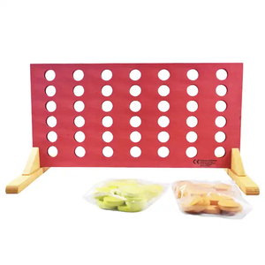 Garden Classic Intelligence Giant Size Wooden Connect <span class=keywords><strong>4</strong></span> Outdoor Four In A Row Game - Product Image 5