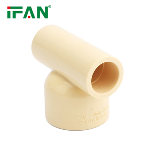 IFAN ASTM2846 todos los tipos de accesorios de CPVC 1/2 "-1" PN16 rosca hembra <span class=keywords><strong>crema</strong></span> en T inserto de latón accesorio de tubería de CPVC - Product Image 5