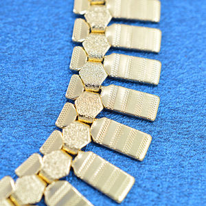 High Quality 14K Gold Plated Copper Romantic Engagement Gift Wedding Earring Necklace and <b>Bracelet</b> <b>Sets</b> - Product Image 4