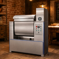 Machine de mélange horizontale pour garniture crème, pour usine de gaufrettes, contrôle PLC, acier inoxydable, qualité alimentaire, ligne industrielle