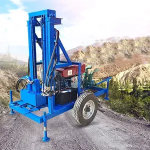 Good Quality Diesel Oil Rotary Water Well Drilling Rig Portable Drilling Rig for Water Well