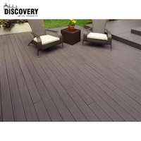 Plancher de terrasse extérieur en bois composite plastique WPC Planche de terrasse en bois dur massif