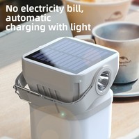Lampe de camping LED 3,7 V à énergie solaire - Longue durée de vie, portable pour l'extérieur, indice IP, modèle G900 à commande par pression pour tente d'urgence