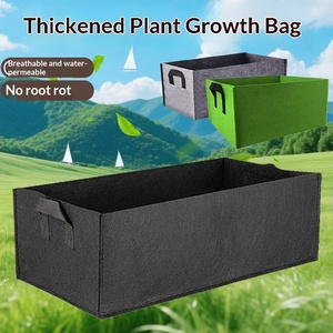 Conteneur rectangulaire en feutre épaissi, respirant, résistant à la corrosion, durable, réutilisable, non tissé, pour légumes, pépinière, balcon, jardin - Product Image 5