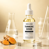 Sérum Visage Apaisant au Curcuma et Vitamines Naturelles pour Peaux Sensibles, Réparateur de Barrière Cutanée, Anti-Âge, Liquide 30ml – Fabricant ODM