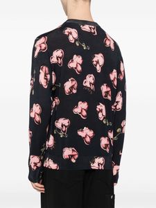 Veste décontractée en laine à manches longues et col rond personnalisée de haute qualité avec imprimé veste d'extérieur pull - Product Image 3