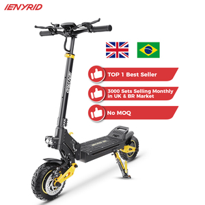 Ienyrid Adult Two-wheel E Scooter Dual Motor Off Road Fat Tire <b>Foldable</b> Skateboard Smart Control Kick Ie-es1 E-scoote - Product Image 6