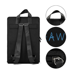 Mochila de Fieltro con Logotipo Bordado Personalizado, Mochila Ligera para Portátil de Negocios con Cierre - Product Image 4