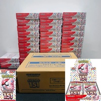 Коллекционные карты Pokémon TCG (японская версия SV2a 151), полностью запечатанные оригинальные коробки, оптовые наборы бустеров, физические товары в наличии, быстрая отправка