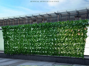 Bán Buôn Nhân Tạo Hàng Rào Nhân Tạo Hàng Rào Net Nhân Tạo Thực Vật Mây Trang Trí Hàng Rào Vườn - Product Image 3