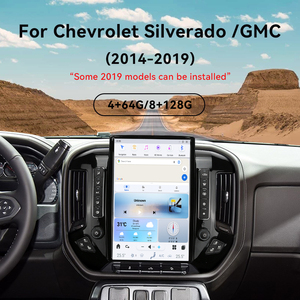 14.4 Carplay pour <span class=keywords><strong>Chevrolet</strong></span> <span class=keywords><strong>Silverado</strong></span> GMC Tahoe 2014-2019 Android 13 voiture GPS Navigation lecteur multimédia unité principale autoradio - Product Image 4