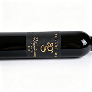 Etiquetas de Vino de Papel Kraft Blanco Elegante Polar, Etiquetas Autoadhesivas Personalizadas con Serigrafía UV y Relieve, con Personalización - Product Image 4