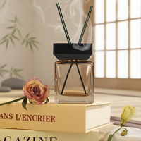 Hanling Vente en gros 50Ml 100Ml 150Ml 200Ml Bouteille diffuseur de roseaux en verre Bouteille en verre vide de luxe pour diffuseur d'huile aromatique
