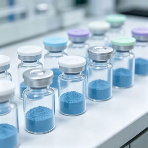 Venta al por mayor de fábrica: Polvo liofilizado de tripeptido-1 GHK-Cu de grado cosmético, CAS 89030-95-5, materia prima segura y ecológica. - Product Image 2