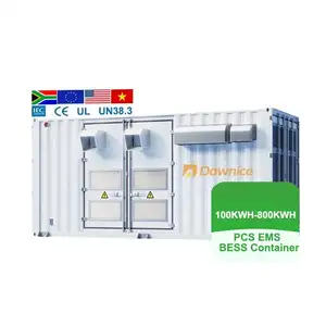 150kw 250kw 300kw 350kw 400kw 500kw 600kw 800kw Lifepo4 batteria Ess contenitore 20gp sistema di accumulo di energia solare centrale elettrica