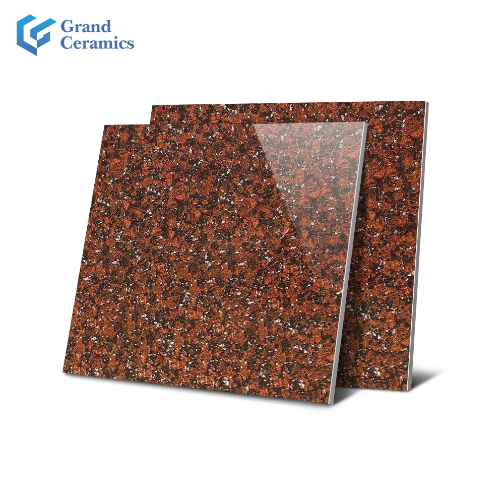 Termirah çin granit ve döşeme kırmızı granit fayans zemin seramik porselen 60x60 cm oturma odası ve otel için