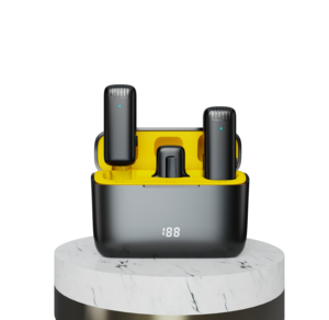 Sistema de Micrófono Dual J13 2 en 1 con Cuello Abatible, Entradas Lightning/USB-C, Cancelación de Ruido Inalámbrica y Estuche de Carga para Teléfonos Inteligentes - Product Image 5