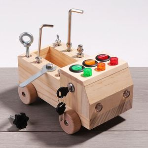 Kit d'outils de démontage et d'installation pour enfants, jeu de vis et écrous, tournevis pour modèle de voiture, planche d'activités avec lumière LED - Product Image 3