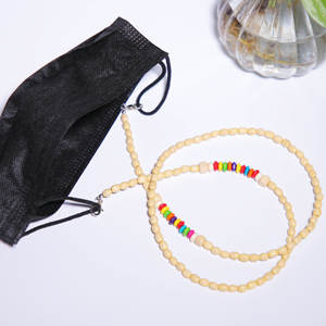 Rustik doğal BoHo ahşap boncuk gözlük kordon kordon çevre dostu güneş gözlüğü bağı tutucu ahşap gözlük zinciri - Product Image 5