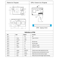 Módulo de Código de Barras 1D OEM YJ-ES103Q, Lector de Códigos QR, Amplio Ángulo de Visión, USB A4, Alta Velocidad 300, Kiosco de Autoservicio Inteligente