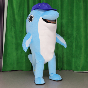 Disfraz <span class=keywords><strong>de</strong></span> mascota delfín inflable personalizado, disfraz <span class=keywords><strong>de</strong></span> Mascota <span class=keywords><strong>de</strong></span> criaturas marinas <span class=keywords><strong>de</strong></span> dibujos animados para caminar a la venta - Product Image 4
