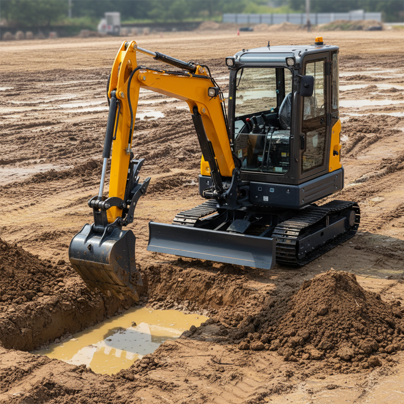 Solid Tracked Excavator Hightop 3 5t