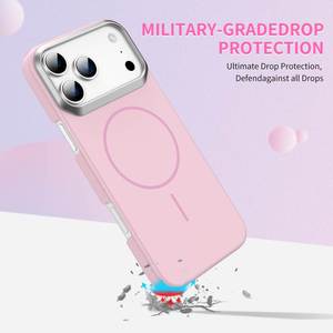 NUEVA Funda Magnética para Teléfono Móvil con Carga Inalámbrica, TPU+PC, Color Puro, Antigolpes, para 11-17 Pro Max, 2026 - Product Image 5