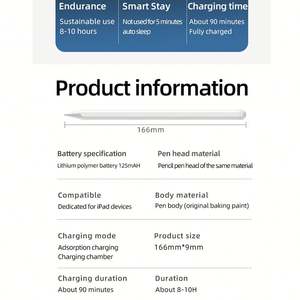 <span class=keywords><strong>ปากกา</strong></span>สไตลัสโลหะแบบสัมผัสพร้อมโลโก้สั่งทำ <span class=keywords><strong>ปากกา</strong></span>แม่เหล็กสำหรับแท็บเล็ต ใช้ได้กับ Android และ <span class=keywords><strong>iPhone</strong></span> สำหรับวาดเขียน - Product Image 4