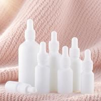5ml 10ml 15ml 20ml 30ml 50ml 100ml Vaporisateur Blanc Mat Rond Huile Essentielle Huile Capillaire Conteneur Cosmétique Flacon compte-gouttes En Verre