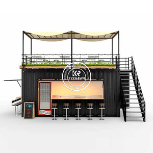 Contenedor de Envío Mini de 10 Pies, Quiosco Restaurante con Panel Sándwich y Acero, Móvil y Expandible para Cafetería o Bar - Product Image 4