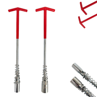Clé à bougie, clé à douille universelle de type T, bougie d'allumage avec ressort