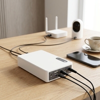 NIUNIU DC Tipe-C Multi Output 5V/9V/12V 2A Kapasitas Besar 20000mah Baterai Lithium Mini UPS untuk Router WiFi dan Kamera