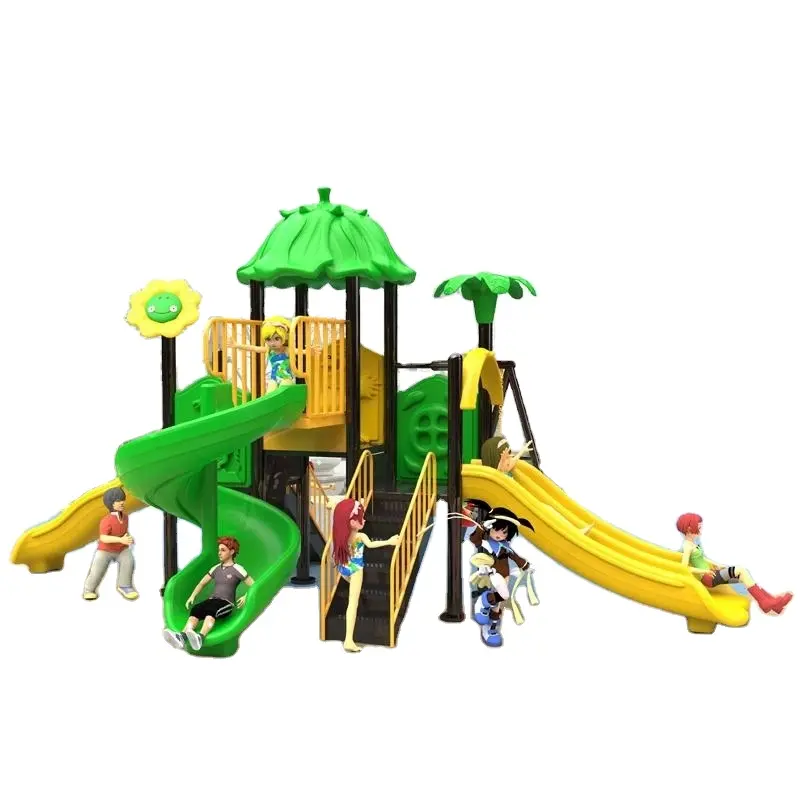 Customized Cheap LLDPE kids playground plastic slides for outdoor playground