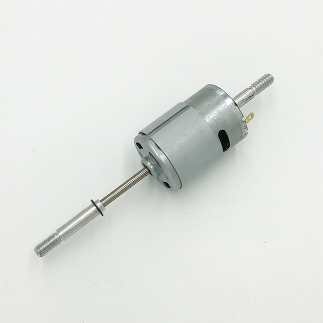 Hot Selling 755 12V Brush DC Motor with Permanent Magnet Construction Flange Mount 32mm Frame for Home Appliances and Fans