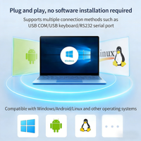 Escáner de Códigos de Barras Industrial DPM IP54 de Alta Resolución 1080*1280 Píxeles, Lector de Códigos Metálicos USB, Escaneo de Códigos 1D/2D/QR