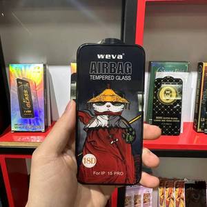 18D Panda Airbag silicona borde templado vidrio para Huawei Vivo Xiaomi <span class=keywords><strong>One</strong></span> <span class=keywords><strong>Plus</strong></span> Moto teléfono móvil protección de pantalla para <span class=keywords><strong>iPhone</strong></span> 16 - Product Image 1