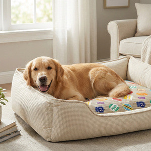 C4P High Quality Factory Custom Logo Super Soft Designer Warm Organic Cotton <strong>Dog</strong> <strong>Bed</strong> Pet <strong>Bed</strong> For <strong>Dogs</strong> - Product Image 5