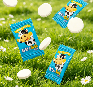 Tabletas de Calcio de Leche, Suplemento para la Salud Ósea, Tabletas Coreanas para el Cuidado de la Salud, OEM, Calcio, Vitamina D3, K2, Densidad Ósea para Mujeres y Personas Mayores - Product Image 1