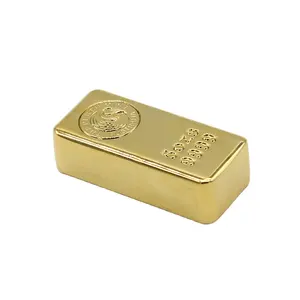 Großhandel Einzigartige Neuheit Dekorative Legierung Laser Eagle Pure Fine Gold Bars 1 Oz Fine Bullion Goldbarren