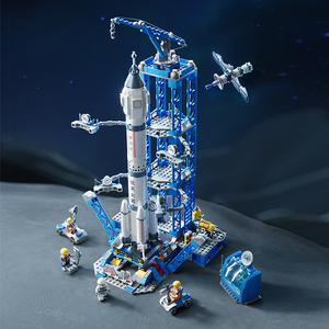 Cayi 2025 không gian Tên lửa tàu loạt khối xây dựng bộ trẻ em giáo dục hàng không vũ trụ trạm mô hình khối trẻ em Đồ chơi cho quà tặng - Product Image 2