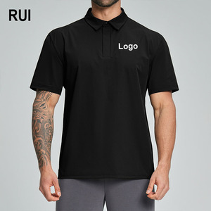 เสื้อยืดถักทรงปกติสำหรับผู้ชายรุ่นใหม่ RUIQUWIN 2026 สำหรับฤดูร้อน แห้งเร็ว ไม่ยับ ระบายอากาศได้ดี สีพื้น เรียบง่าย แขนสั้น - Product Image 1