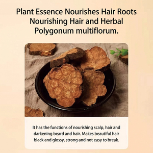 Savon Shampooing Naturel aux Herbes avec Platycladus Orientalis & Polygonum Multiflorum, Contrôle des Pellicules et Soulagement des Démangeaisons pour les Soins Capillaires - Product Image 2