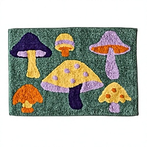 Nouveau design de tapis de bain de luxe Assurance qualité pur coton tufté longue et durable tapis de sol de salle de bain prix de gros fabriqué à la machine - Product Image 1