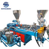 Extrudeuse à double vis pour granulés de semelles en PVC/TPR/SBS |   Ligne de granulation de mélanges polymères
