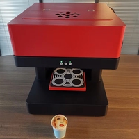 Imprimante alimentaire 3D à encre comestible pour selfies sur café, modèle très populaire, 4 tasses incluses
